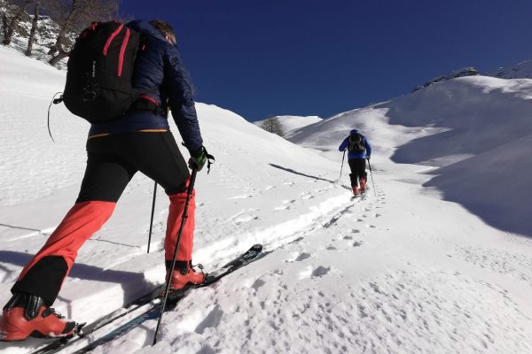 provare lo scialpinismo a Rhemes in compagnia di una guida alpina