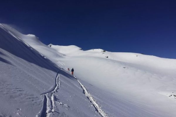 giornata di freeride con neve bellissima a La Thuile