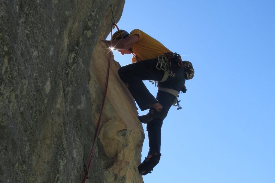 arrampicata con guida alpina in valle d'Aosta